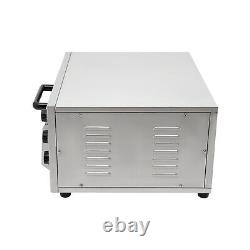 1.5kw Electric Pizza Oven Single Deck Commercial Stainless Steel Bake Broiler