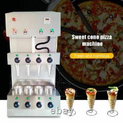 110V 2600W Electric Commercial Pizza Cone Forming Machine Four Heads