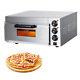 110v 2kw Commercial Electric Pizza Oven Toaster Baking Bread Single Deck Broiler