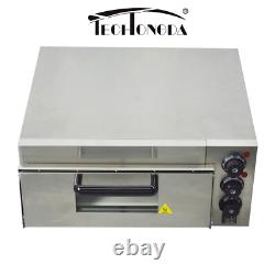 110V 2KW Commercial Single-Deck Pizza Electric Baking Oven Dessert Toaster