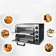110v Commercial Double Electric Pizza Oven Pizza Bread Making Machines