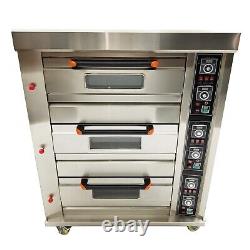 110V Commercial Electric Oven Gas Oven Large Stainless Steel Oven Bread Oven