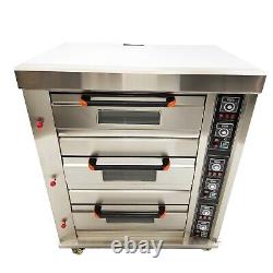 110V Commercial Electric Oven Gas Oven Large Stainless Steel Oven Bread Oven