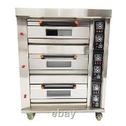 110V Commercial Electric Oven Gas Oven Large Stainless Steel Oven Bread Oven