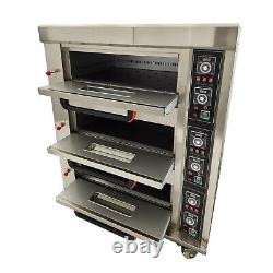 110V Commercial Electric Oven Gas Oven Large Stainless Steel Oven Bread Oven