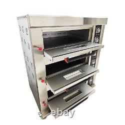 110V Commercial Electric Oven Gas Oven Large Stainless Steel Oven Bread Oven