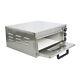 110v Commercial Single-layer Pizza Oven Electric Heating Stainless Steel 2000w