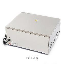 110V Electric Pizza Oven Single Deck Fire Stone Stainless Steel Bread Toaster