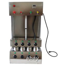 110V Four Heads Electric Commercial Pizza Cone Forming Machine Dessert Cook