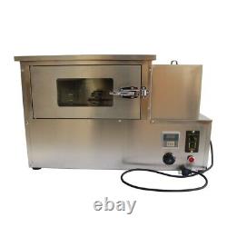 110V Stainless Steel Commercial Automatic Rotating Pizza Oven with 12 Trays