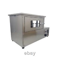 110V Stainless Steel Commercial Automatic Rotating Pizza Oven with 12 Trays