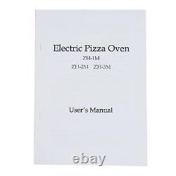 12-14 Inch Pizza Oven Temperature Control Single Deck Kitchen Electric Maker