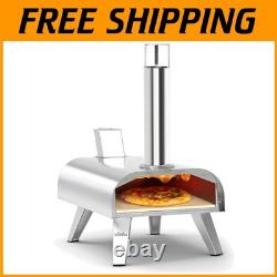 12-Inch Stainless Steel Wood Pellet Pizza Oven Perfect for Backyard Parties