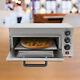 1300w Stainless Pizza Bread Snack Ovens Baking Machine With Timer Home 50-350? Us