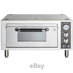 18 Stainless Steel Pizza Oven Countertop Single Deck Durable Food Baking New