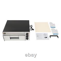 1800W Commercial Countertop Pizza Oven Electric Pizza Oven Single Deck