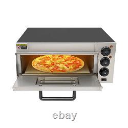 1800W Commercial Countertop Pizza Oven Electric Pizza Oven Single Deck