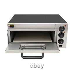 1800W Commercial Countertop Pizza Oven Electric Pizza Oven Single Deck