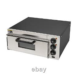 1800W Commercial Countertop Pizza Oven Electric Pizza Oven Single Deck