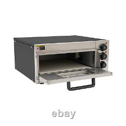 1800W Commercial Countertop Pizza Oven Electric Pizza Oven Single Deck