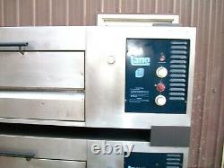 2 Lang Natural Gas Air Deck Double Pizza Ovens New Stones