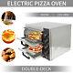 2 X 16electric Pizza Oven Twin Deck Commercial Baking Oven Fire Stone Catering