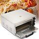 2000w Commercial Pizza Oven Single Deck Fire Stone Countertop Bread Toaster Food