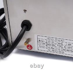 2000W Commercial Pizza Oven Single Deck Fire Stone Countertop Toaster Food Grade