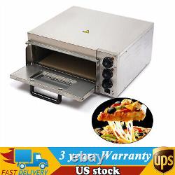2000W Pizza Oven Electric Single Layer Oven Independent Temperature Control New