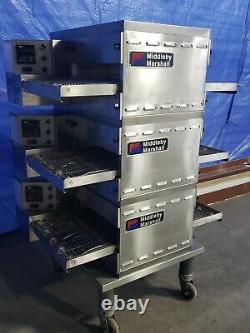 2012 Middleby Marshall PS520G Triple Deck Conveyor Pizza Oven Belt Width 18