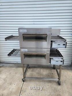 2013 Lincoln Impinger 1132 Electric 3 Phase Double 18 Conveyor Pizza Ovens