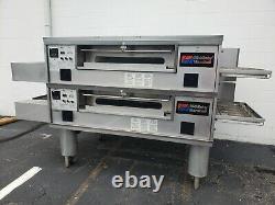2013 Middleby Marshall PS570G Double Deck Conveyor Pizza Oven Belt Width 32