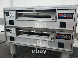 2013 Middleby Marshall PS570G Double Deck Conveyor Pizza Oven Belt Width 32