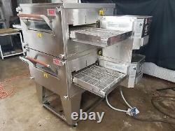 2013 Xlt 1832 Double. Stack Electric Conveyor Pizza Ovens. Video Demo