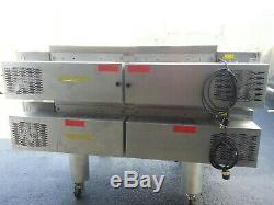 2014 Middleby Marshall PS555G Double Deck Conveyor Pizza Oven Belt Width 32