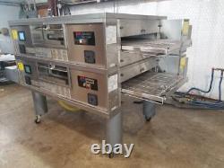 2014 Middleby Marshall PS670 WOW! Dbl. Stack Gas Pizza Conveyor Oven. Video Demo