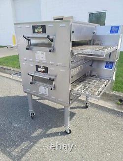 2014 Middleby Marshall double 24 electric WOW pizza conveyor oven