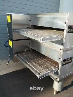 2016 Middleby Marshall WOW PS360G Double Deck Conveyor Pizza Oven Belt Width 32