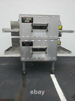 2016 Middleby Marshall WOW PS640G Double Deck Conveyor Pizza Oven Belt Width 32