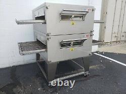 2016 XLT 3240 Double Deck Conveyor Gas Pizza Oven Belt Width 32