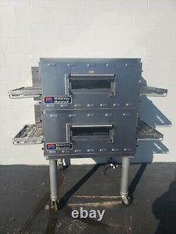 2017 Middleby Marshall PS536G Double Deck Conveyor Pizza Oven Belt Width 20