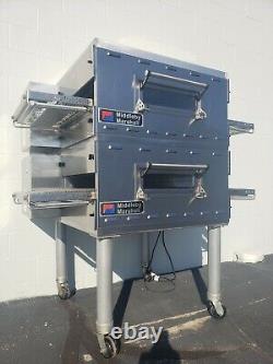 2017 Middleby Marshall PS536G Double Deck Conveyor Pizza Oven Belt Width 20