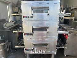 2017 Middleby Marshall PS536GS Triple Deck Conveyor Pizza Oven Nat Gas Nice