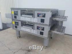 2017 Middleby Marshall WOW PS670G Double Deck Conveyor Pizza Oven Belt Width 32