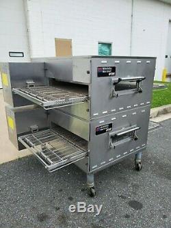 2018 Middleby Marshall WOW PS840E Double Deck Conveyor Pizza Oven Belt Width 32