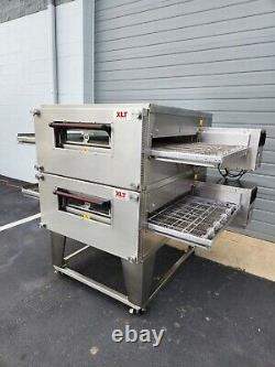 2018 XLT 3240 Double Deck Conveyor Gas Pizza Oven Belt Width 32