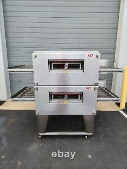 2018 XLT 3240 Double Deck Conveyor Gas Pizza Oven Belt Width 32