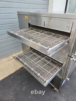 2018 XLT 3240 Double Deck Conveyor Gas Pizza Oven Belt Width 32