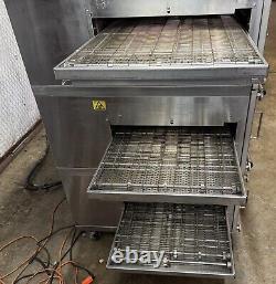 2021. XLT 2440 Natural Gas Triple Stack Pizza Conveyor Ovens Video Demo