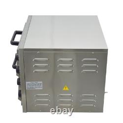 220V 3KW Commercial Double-deck Pizza Electric Oven Bread Maker Toaster